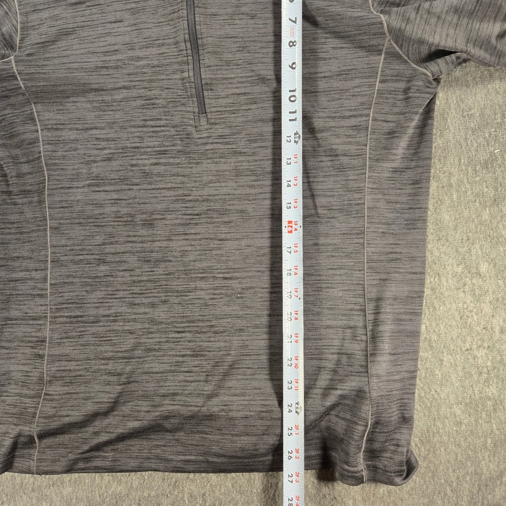 KUHL Alloy 1/4 Zip Mens Large Gray Space Dye Activewear Hiking Style 3118 - Picture 8 of 9